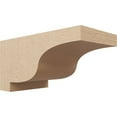 thumbnail image 1 of 9"W x 18"D x 9"H Wide Newport Rough Cedar Woodgrain TimberThane Corbel, Primed Tan, 1 of 6