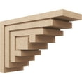 thumbnail image 1 of 9"W x 27"D x 18"H Classic Landon Rough Cedar Woodgrain TimberThane Corbel, Primed Tan, 1 of 6