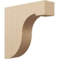 thumbnail image 1 of 9"W x 36"D x 36"H Thin Del Monte Rough Cedar Woodgrain TimberThane Corbel, Primed Tan, 1 of 6
