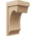 thumbnail image 1 of 9"W x 9"D x 18"H Wide Emerson Rough Cedar Woodgrain TimberThane Corbel, Primed Tan, 1 of 6