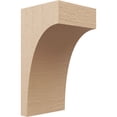 thumbnail image 1 of 9"W x 9"D x 18"H Wide Huntington Rough Cedar Woodgrain TimberThane Corbel, Primed Tan, 1 of 6