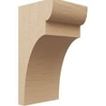 thumbnail image 1 of 9"W x 9"D x 18"H Wide Yorktown Rough Cedar Woodgrain TimberThane Corbel, Primed Tan, 1 of 6