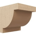 thumbnail image 1 of 9"W x 9"D x 9"H Wide Alpine Rough Cedar Woodgrain TimberThane Corbel, Primed Tan, 1 of 6