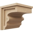 thumbnail image 1 of 9"W x 9"D x 9"H Wide Highland Rough Cedar Woodgrain TimberThane Corbel, Primed Tan, 1 of 6