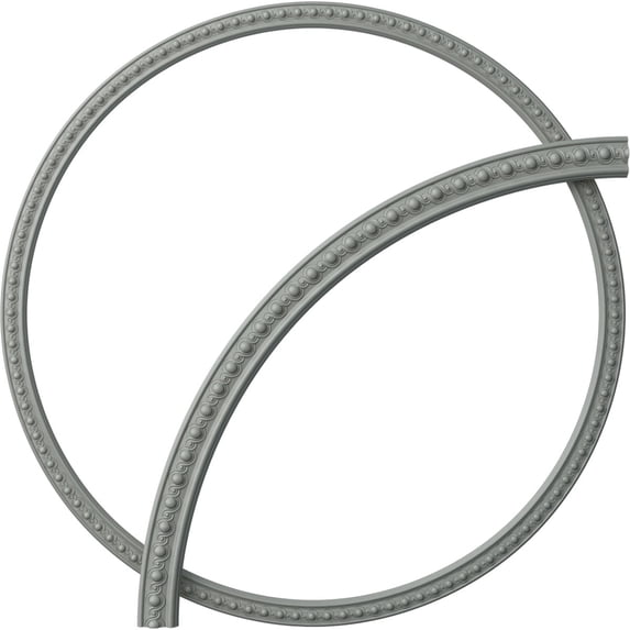 Ekena Millwork 94 1/2"OD x 86 5/8"ID x 4"W x 1 1/4"P Hillsborough Ceiling Ring Kit