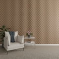 thumbnail image 1 of Ekena Millwork 94"H x 1/4"T Eastport Adjustable Wood Decorative Slat Wall Panel Kit, Cherry (contains 43 Slats + 1 Straight Edge Starter Slat), 1 of 1