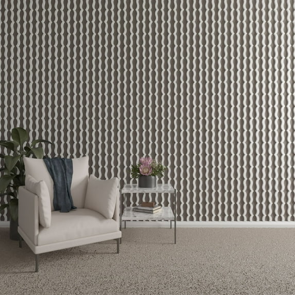 Ekena Millwork 94"H x 3/4"T May PVC Adjustable Decorative Slat Wall Panel Kit, Unfinished (contains 43 Slats)