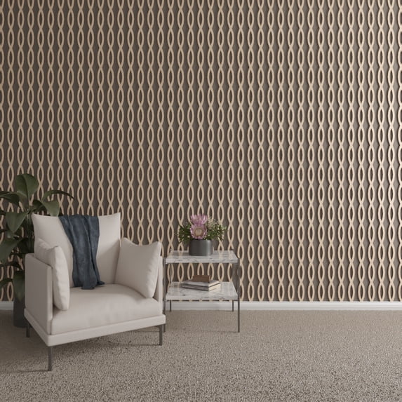 Ekena Millwork 94"H x 3/8"T Rakaia Adjustable Wood Decorative Slat Wall Panel Kit, Hickory (contains 22 Slats)