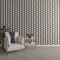 thumbnail image 1 of Ekena Millwork 94"H x 5/8"T Pandora PVC Adjustable Decorative Slat Wall Panel Kit, Unfinished (contains 16 Slats + 1 Straight Edge Starter Slat), 1 of 15