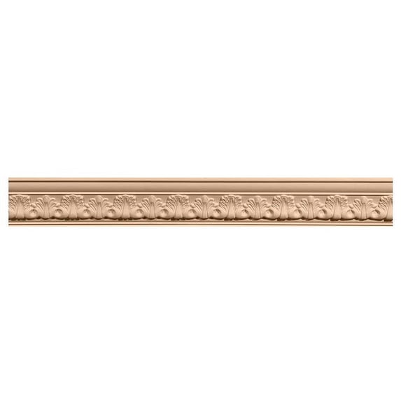 Ekena MLD03X03X05ACMA Millwork Acanthus Leaf Carved Wood Crown Moulding, Maple