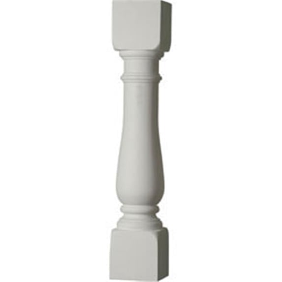 Ekena Millwork BAL05X28OX 5 In. W X 28 In. H Architectural Oxford Baluster - 7.5 In. with On Center Spacing To Pass 4 In. Sphere Code