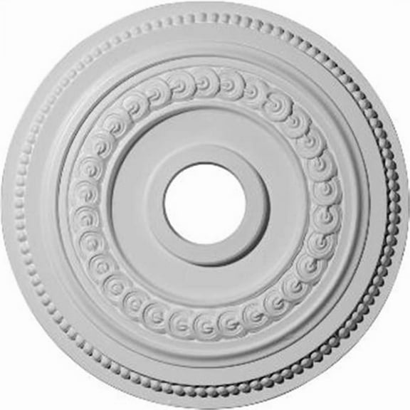 Ekena Millwork CM18OL1 18 in. OD x 3.38 in. ID x .88 in. P Architectural Accents - Oldham Ceiling Medallion