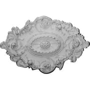 30 1/2"W x 20"H x 1 1/2"P Strasbourg Ceiling Medallion
