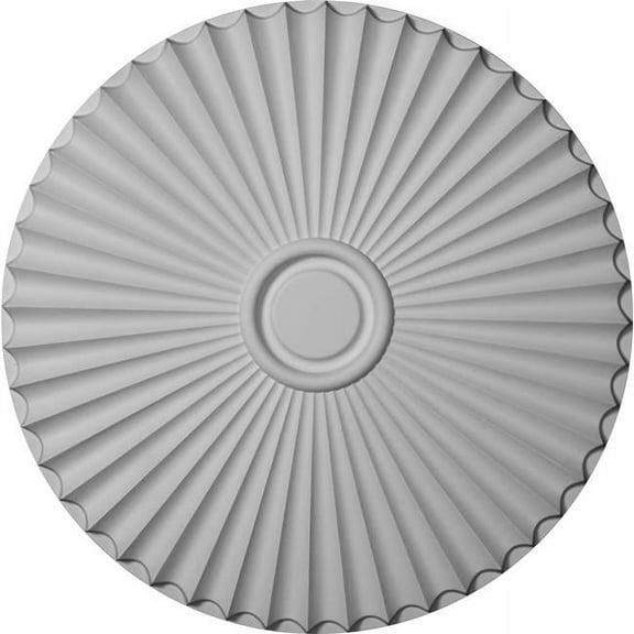 Ekena Millwork CM30SH 29.5 x 2 in. Shakuras Ceiling Medallion for Canopies Up to 5.5 in.