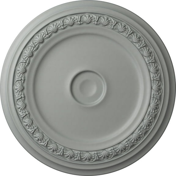 Ekena Millwork CM31CA 31.12 in. OD x 4 in. ID x 1.50 in. P Architectural Accents - Carlsbad Ceiling Medallion Fits Canopies up to 5.50 in.