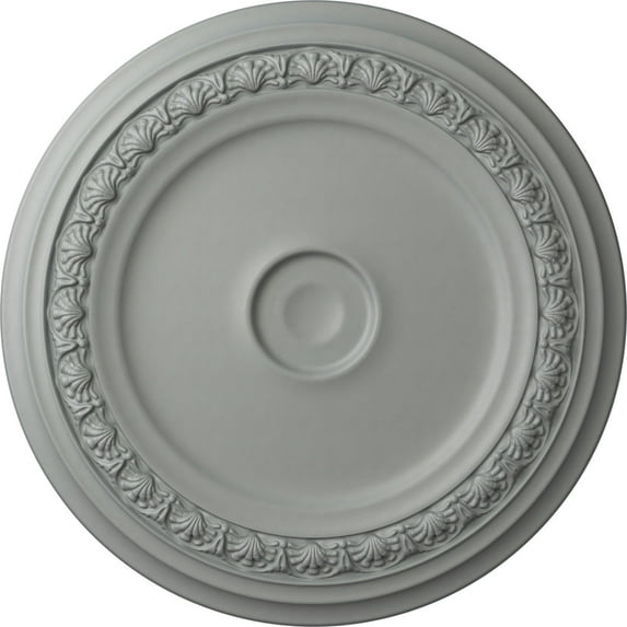 Ekena Millwork CM31CA 31.12 in. OD x 4 in. ID x 1.50 in. P Architectural Accents - Carlsbad Ceiling Medallion Fits Canopies up to 5.50 in.