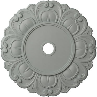 Ekena Millwork CM32AN 32.25 in. OD x 3.62 in. ID x 1.12 in. P Architectural Accents - Angel Ceiling Medallion