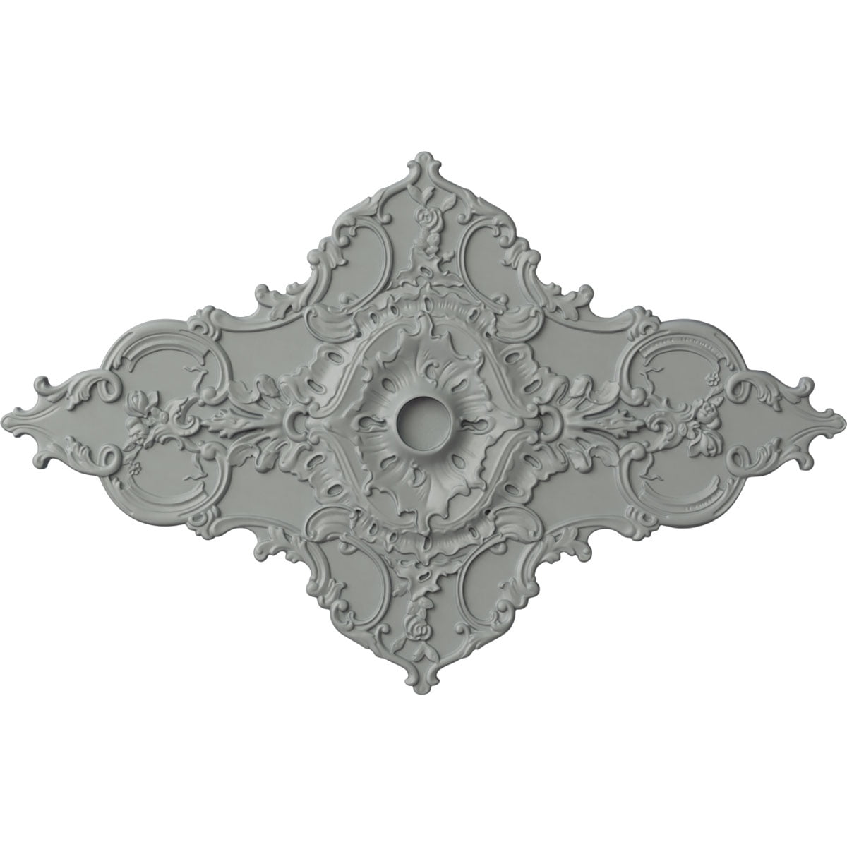 Ekena Millwork CM70X43ML 70.88 in. W x 43.75 in. H Melchor Diamond Ceiling Medallion