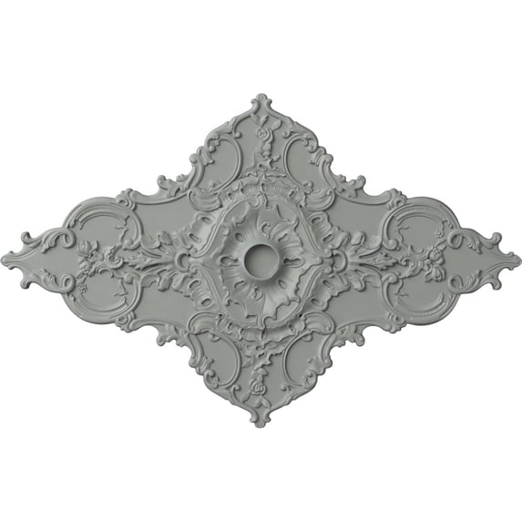 Ekena Millwork CM70X43ML 70.88 in. W x 43.75 in. H Melchor Diamond Ceiling Medallion