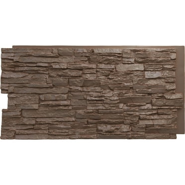 Ekena Millwork EverStone Faux Stone Siding, Autumn Bronze, 48"