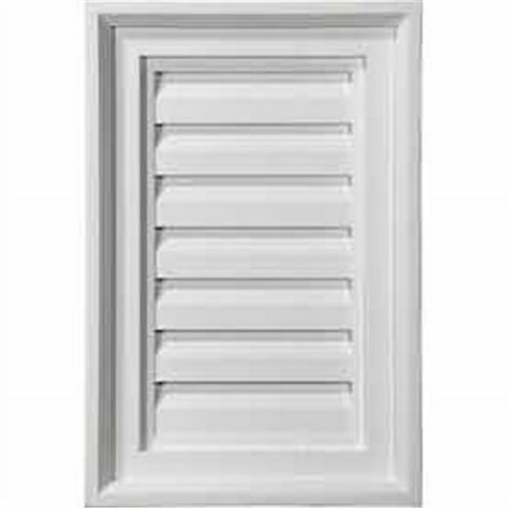Ekena Millwork GVVE24X26D 24 In. W X 26 In. H Vertical Gable Vent Louver- Decorative accents