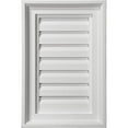 thumbnail image 1 of Ekena Millwork GVVE24X34F 24 In. W X 34 In. H Vertical Gable Vent Louver- Architecture Functional accents, 1 of 1