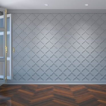 Ekena Millwork Marrakesh Decorative Fretwork Wall Panels, 11 3/8"W x 11 3/8"H, PVC