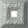 thumbnail image 1 of 3 7/8"W  x 3 7/8"H x 1"P Milton Square Onlay, 1 of 4