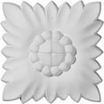 thumbnail image 1 of Ekena Millwork ROS03X03DN 3.37 In. W X 3.37 In. H X .62 In. P Architectural Daniela Flower Rosette, 1 of 8
