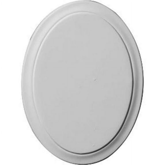 Ekena Millwork ROS06X05CL 6.12 In. W X 4.5 In. H X .37 In. P Architectural Classic Oval Rosette