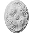 thumbnail image 1 of Ekena Millwork ROS06X05KI 6.12 In. W X 4.5 In. H X .75 In. P Architectural Kinsley Oval Rosette, 1 of 9