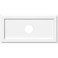 thumbnail image 1 of Ekena Millwork Rectangle Architectural Grade PVC Ceiling Medallion, 1 of 11