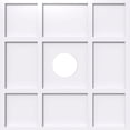 thumbnail image 1 of Ekena Millwork Rubik Architectural Grade PVC Ceiling Medallion, 1 of 11