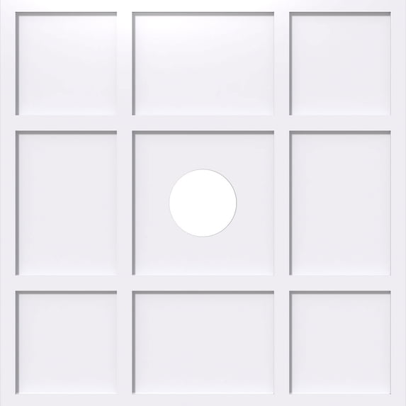 Ekena Millwork Rubik Architectural Grade PVC Ceiling Medallion