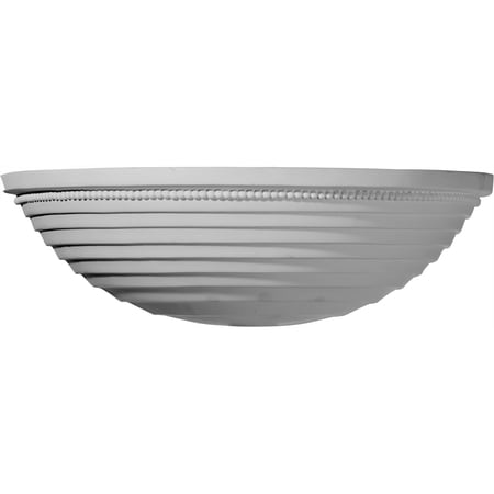 Ekena Millwork SCO16X08X05BD 16.25 In. W X 8.25 In. D X 5 In. H- Architectural Beaded Sconce