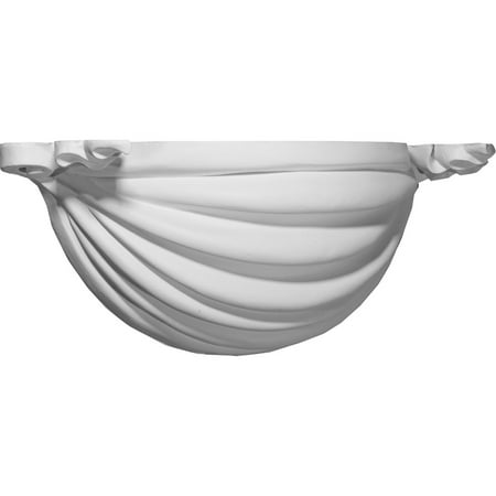 Ekena Millwork SCO19X08X06RI 19.87 In. W X 7.87 In. D X 6.62 In. H Ribbon Wall Sconce