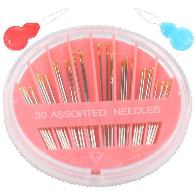 Eketirry Premium Hand Sewing Needlesï¼Œ4 Pack 30Count Assorted Needles
