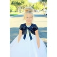 thumbnail image 1 of EkidsBridal Sequins Mesh Black Bolero Flower Girl Shrug Princess Cape Dress Cover Up Special Occasions Jacket Flower Girl Bolero Party Capes 5, 1 of 3
