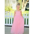 thumbnail image 1 of Ekidsbridal Criss-Cross Chiffon Flower Girl Dress Junior Pageant Formal Photoshoot Party Gown 191 10, 1 of 7