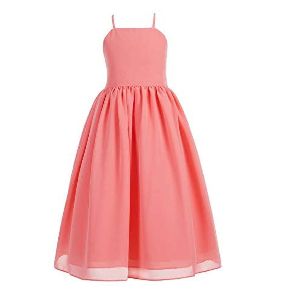 junior red cross dress Ekidsbridal Criss-Cross Chiffon Flower Girl Dress Junior Pageant Formal  Photoshoot Party Gown 191 2