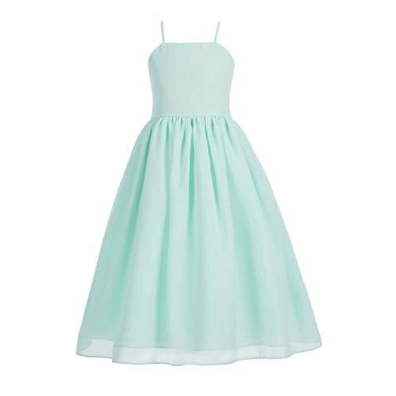 Ekidsbridal Criss-Cross Chiffon Flower Girl Dress Junior Pageant Formal Photoshoot Party Gown 191 8