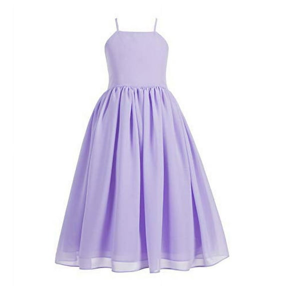 Ekidsbridal Criss-Cross Chiffon Flower Girl Dress Pretty Princess Communion Baptism Ceremonial Gown 191 12