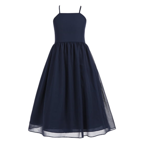 Ekidsbridal Criss-Cross Chiffon Flower Girl Dresses for Weddings Junior Bridesmaid Birthday Party Evening Gown 191 4