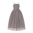 thumbnail image 1 of Ekidsbridal Criss-Cross Chiffon Flower Girl Dresses for Weddings Junior Bridesmaid Birthday Party Evening Gown 191 6, 1 of 3