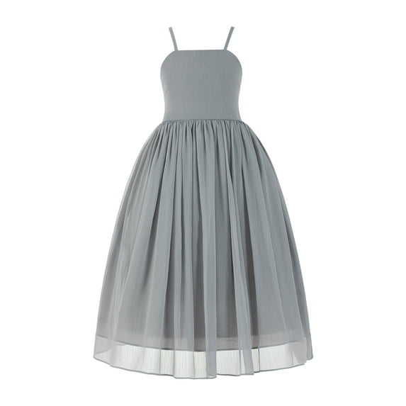 Ekidsbridal Criss-Cross Chiffon Flower Girl Dresses for Weddings Junior Bridesmaid Birthday Party Evening Gown 191 8