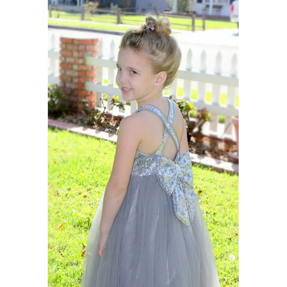 Ekidsbridal Crossed Straps A-Line Flower Girl Dress Junior Bridesmaid Evening Formal Gown Pageants 177 4
