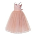 thumbnail image 1 of Ekidsbridal Girl Birthday Flower Girl Dress - V-Neck Tulle with Sequins 218-A (Size: 2-12), 1 of 2