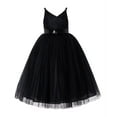 thumbnail image 1 of Ekidsbridal Girl Birthday Flower Girl Dress - V-Neck Tulle with Sequins 218-A (Size: 2-12), 1 of 3