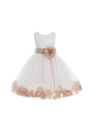 Toddler Girls Special Occasion Dresses in Girls Special Occasion Dresses |  Gold - Walmart.com