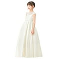 thumbnail image 1 of Ekidsbridal Girl Pageant Flower Girl Dress - Illusion Lace with Cap Sleeves L246-A (Size: 2-12), 1 of 6